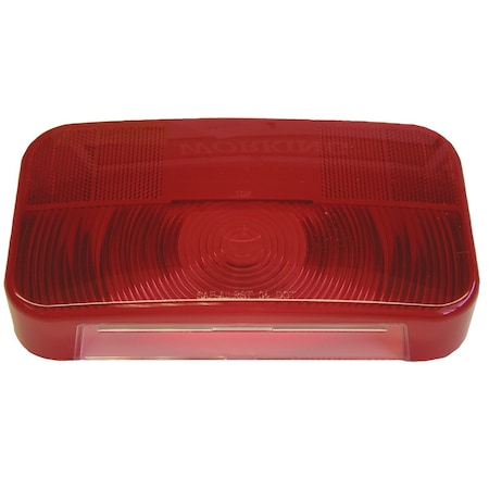 Replacement Lens For Peterson Trailer Light Part Number 25923 Rectangular Red